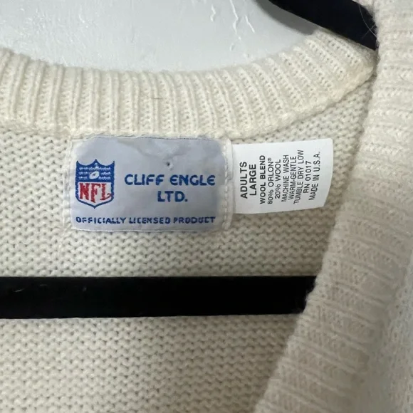 Vintage Cliff Engle Denver Broncos Sweater Vest - Picture 3 of 4